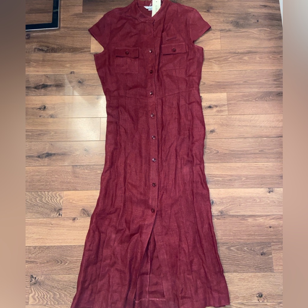 Laura - Bianca Nygard 100% Linen Dress Xl
